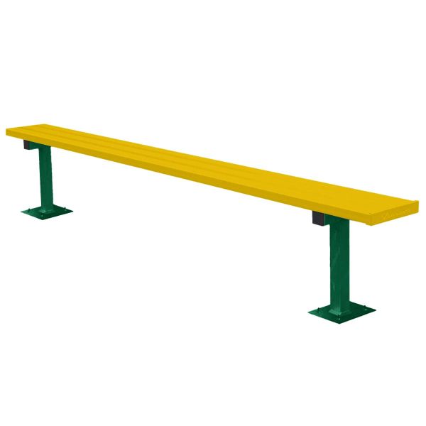 Jaypro Surface Mount Powder Coated Player Bench