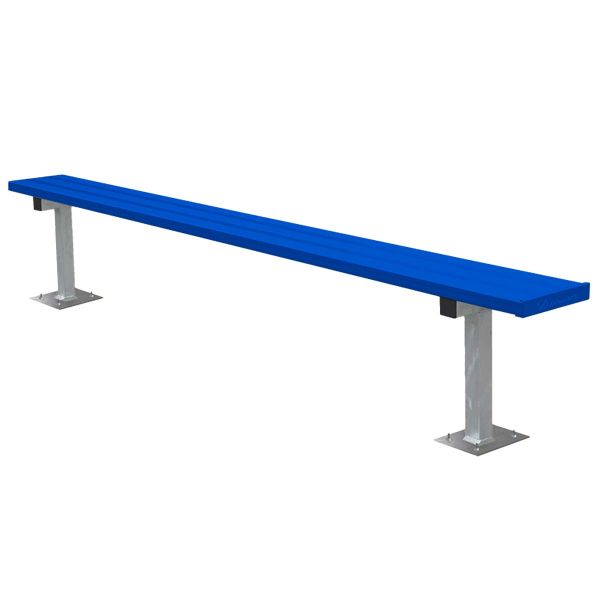 Jaypro Surface Mount Powder Coated Player Bench