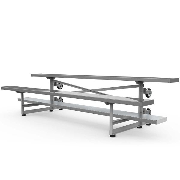 National Rec 2 Row Standard Tip & Roll Bleacher