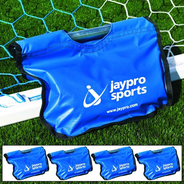 Jaypro set/4 Sand Bag Soccer Goal Ground Anchors w/ Steel Handle, SWB-454