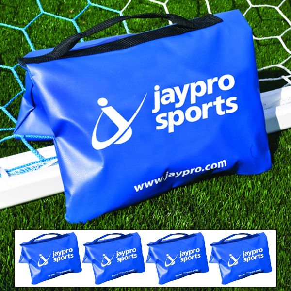 Jaypro set/4 Sand Bag Soccer Goal Ground Anchors w/ Nylon Handle, SWB-454W  