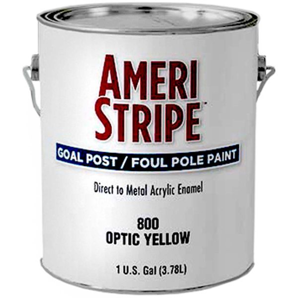 Ameri-Stripe Goal Post/Foul Pole Optic Yellow Paint, 1 gal