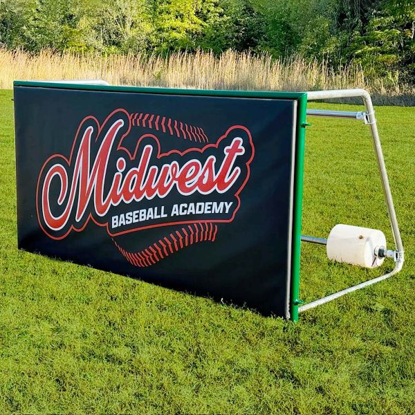 Bison 4'Hx8'L Portable Outfield Padded Super Fence