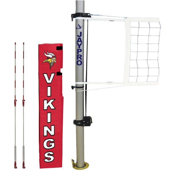 Jaypro PVB-1300/1350 Multi-Purpose Volleyball Net System 