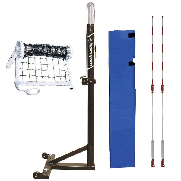 Jaypro Second Floor Volleyball Net System, PVB-2500