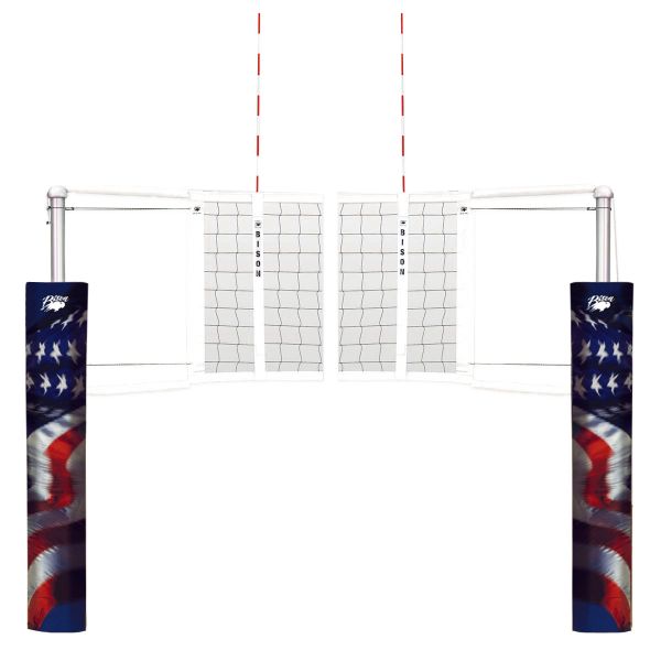 Bison CarbonMax Carbon Fiber Composite Volleyball Net System