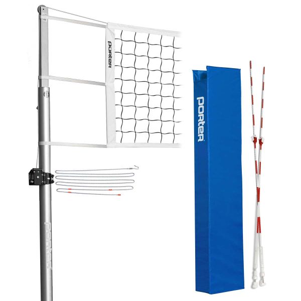 Porter Powr-Line Competition Package Volleyball Net System