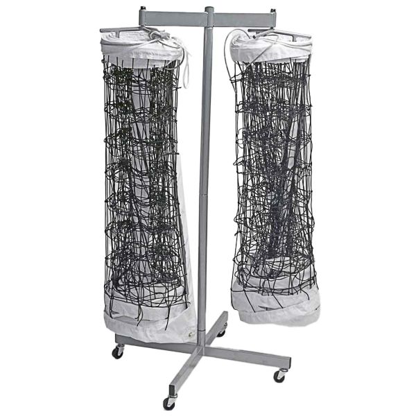 Tandem Double Volleyball Net Storage Rack