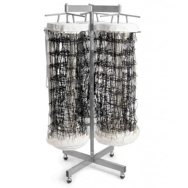 Tandem Triple Volleyball Net Storage Rack