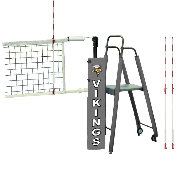 Jaypro PVB-9000/9500 Carbon Ultralite Volleyball Net System Package