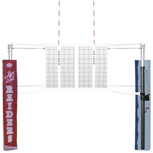 Bison 3" VB1100 Centerline Aluminum EZ Volleyball Net System