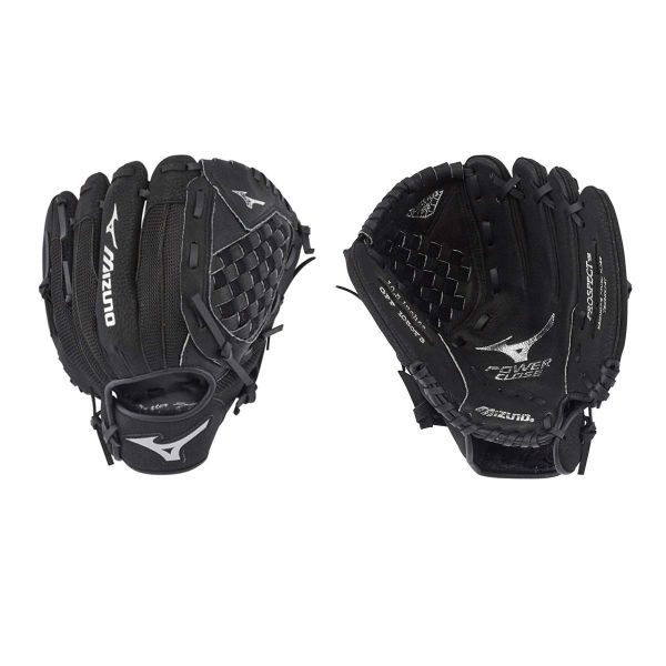 Mizuno 10.5" Youth Prospect Powerclose Black Baseball Glove