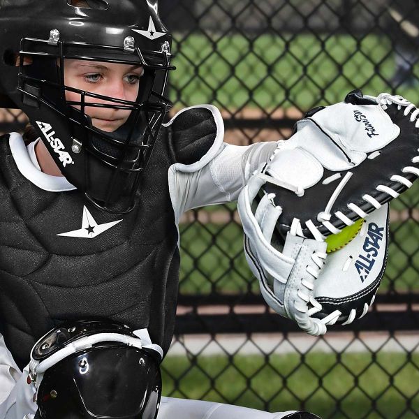 All Star Future Star Fastpitch Softball Catcher s Mitt Anthem Sports