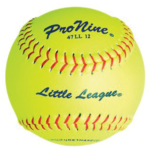 Pro Nine 12", 47 LL12 47/375 Official Little League Leather Fastpitch Softballs, dz