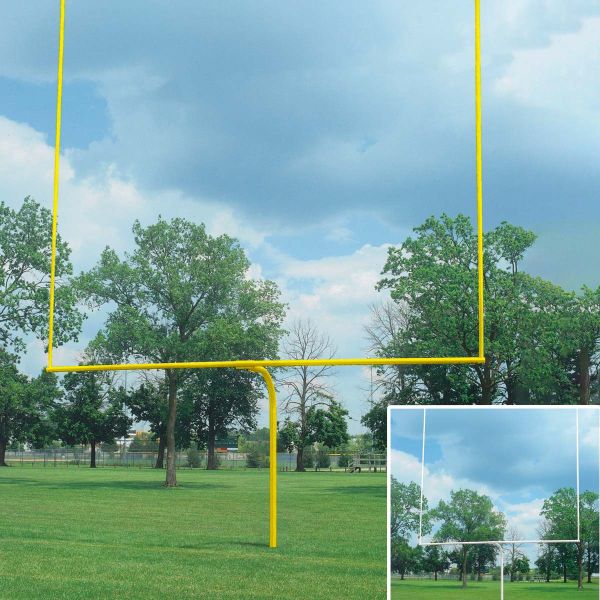 Bison High School Football Goal Posts, 4-1/2" dia., 5' off set (pair)