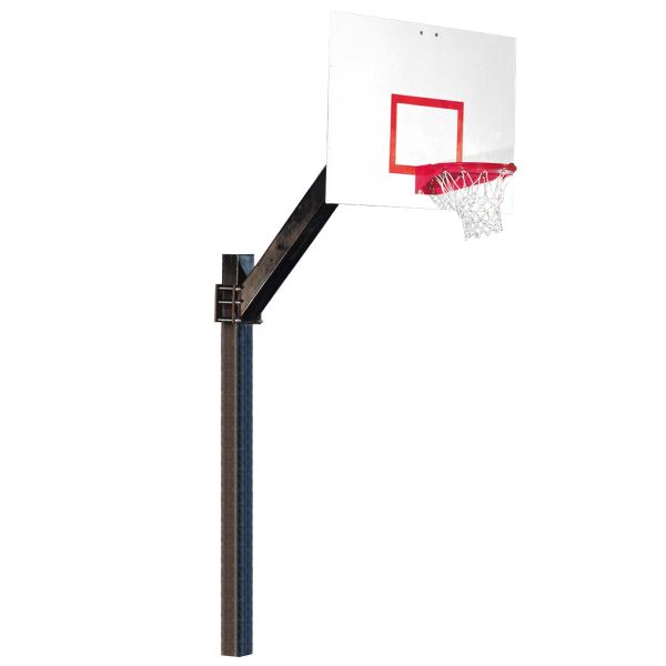 Bison 6'' Square Ultimate Basketball Hoop, w/ 42''x60'' Steel Backboard BA871-BK 
