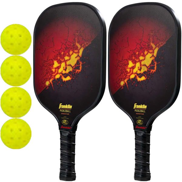 Franklin Domitor 2 Player Fiberglass Pickleball Paddle & Ball Set