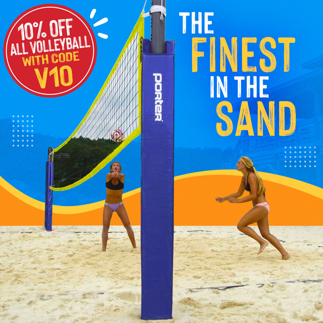 Take 10% off Volleyball equipmnent